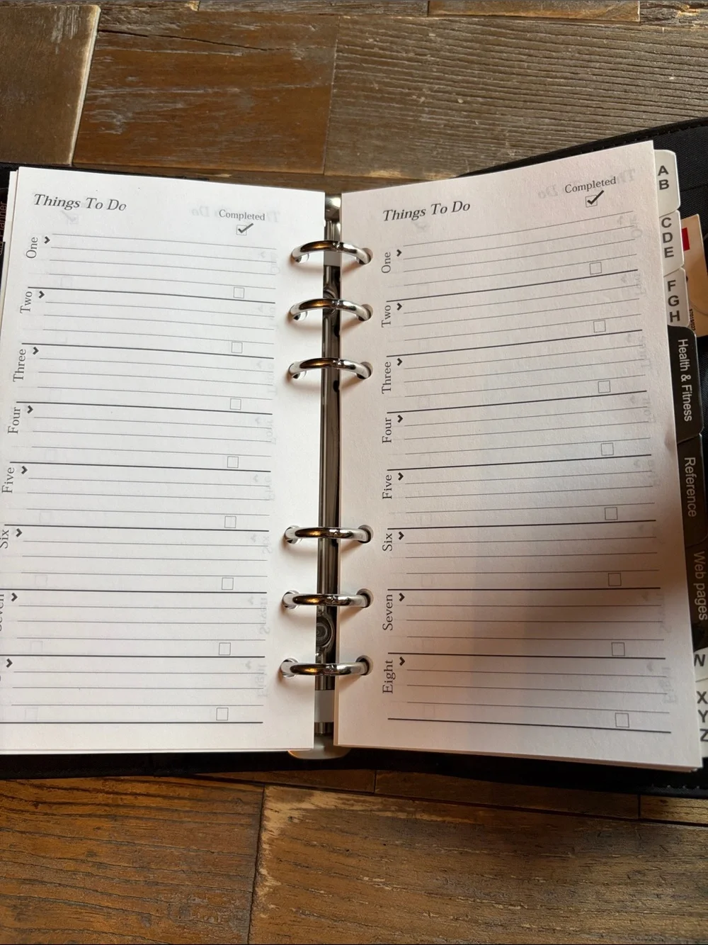 Vintage Mundi Leather Organizer